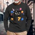 Alphabet Lore F 7 Years 7Th Birthday Boys Villain Letter Long Sleeve T-Shirt Gifts for Old Men