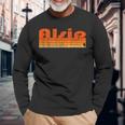 Alsip Illinois Retro 80S Style Long Sleeve T-Shirt Gifts for Old Men