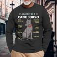 Anatomy Of Cane Corso Italian Mastiff Dog Owner Long Sleeve T-Shirt T-Shirt Gifts for Old Men