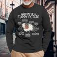 Anatomy Of A Furry Potato Guinea Pig Long Sleeve T-Shirt Gifts for Old Men
