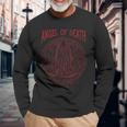 Angel Of Death Gothic Occultism Costume For Goth Lovers Goth Long Sleeve T-Shirt Gifts for Old Men