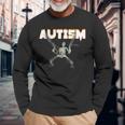 Autism Skeleton Meme Long Sleeve T-Shirt Gifts for Old Men
