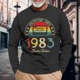 Awesome Since 1983 Vintage 1983 40Th Birthday 40 Years Old 40Th Birthday Long Sleeve T-Shirt T-Shirt Gifts for Old Men