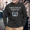 Awesome No Trotting Friends Dont Let Friends Trot Long Sleeve T-Shirt T-Shirt Gifts for Old Men