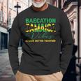 Baecation Jamaica Vibes Matching Couple Vacation Trip Long Sleeve T-Shirt Gifts for Old Men