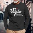 Baila Timba Cubana Salsa Dance Long Sleeve T-Shirt Gifts for Old Men