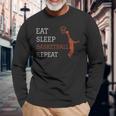 Basketball Coach Eat Sleep Basketball Repeat Basketball Long Sleeve T-Shirt T-Shirt Gifts for Old Men