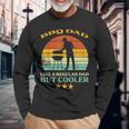 Bbq Dad Cooler Retro Barbecue Grill Fathers Day Daddy Papa Long Sleeve T-Shirt Gifts for Old Men
