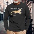 Bearded Dragon Got Crickets Bearded Dragon Accessory Long Sleeve T-Shirt Gifts for Old Men