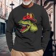 Beer Beer Drinking Dinosaur Party Beerosaur Long Sleeve T-Shirt Gifts for Old Men