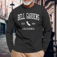 Bell Gardens Ca Vintage Athletic Sports Js01 Long Sleeve T-Shirt Gifts for Old Men