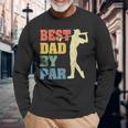 Best Dad By Par Daddy Fathers Day Golf Lover Golfer Long Sleeve T-Shirt T-Shirt Gifts for Old Men