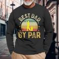 Best Dad By Par Vintage Golf Fathers Day Golfing Dad Long Sleeve T-Shirt T-Shirt Gifts for Old Men