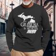 Best Grandpa In Michigan Grandpa Long Sleeve T-Shirt T-Shirt Gifts for Old Men