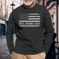Best Papaw Ever American Flag Vintage For Fathers Day Long Sleeve T-Shirt T-Shirt Gifts for Old Men