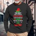 Best Way To Spread Christmas Cheer Ugly Christmas Sweaters Long Sleeve T-Shirt Gifts for Old Men