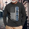 Best Tio Ever 4Th Of July American Flag Usa Patriotic Long Sleeve T-Shirt T-Shirt Gifts for Old Men