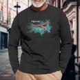 Birds Of Prey Hovering Harrier Hawk Marsh Hawk Long Sleeve T-Shirt Gifts for Old Men