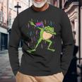 Bisexual Flag Frog Dab Lgbt Bi Pride Stuff Animal Long Sleeve T-Shirt T-Shirt Gifts for Old Men
