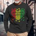Black History Heart Junenth Melanin African American Long Sleeve T-Shirt T-Shirt Gifts for Old Men