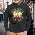 Bob Legend Vintage For Idea Name Long Sleeve T-Shirt Gifts for Old Men