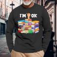 Bokish Books Lover Bookworm Library Reading Lovers Im Ok Reading Long Sleeve T-Shirt Gifts for Old Men Bokish Books Lover Bookworm Library Reading Lovers Im Ok Reading Long Sleeve T-Shirt Gifts for Old Men