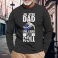 Brazilian Jiu Jitsu Dad Bjj Mixed Martial Jiu Jitsu Gi Jiu Long Sleeve T-Shirt Gifts for Old Men