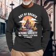 Out Of Breath Hiking Society Long Sleeve Gifts for Old Men