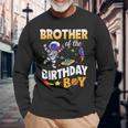 Brother Of The Birthday Boy Space Astronaut Birthday Long Sleeve T-Shirt T-Shirt Gifts for Old Men