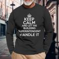 Building Superintendent Long Sleeve T-Shirt Gifts for Old Men