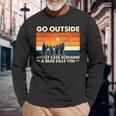 Camping Go Outside Worst Case Scenario A Bear Kills You Long Sleeve T-Shirt T-Shirt Gifts for Old Men
