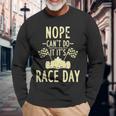 Car Racing Its Race Day Dragcar Racing Long Sleeve T-Shirt T-Shirt Gifts for Old Men