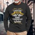 Carter Blood Runs Through My Veins Long Sleeve T-Shirt Gifts for Old Men