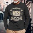 Celebrating 25 Year Of Marriage Anniversary Matching HisHer Long Sleeve T-Shirt Gifts for Old Men