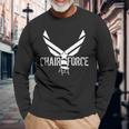 Chair Force Military Shirt Shirt Long Sleeve T-Shirt Gifts for Old Men