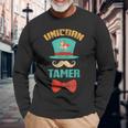 Circus Carnival Unicorn Tamer Birthday Long Sleeve T-Shirt Gifts for Old Men