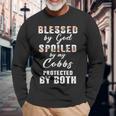 Cobbs Name Blessed By God Spoiled By My Cobbs V2 Long Sleeve T-Shirt Gifts for Old Men