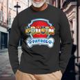 Cousin Of The Birthday Boy Dog Paw Family Decorations Party Long Sleeve T-Shirt Gifts for Old Men