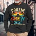 Cousin Crew 2023 Family Making Memories Together Long Sleeve Gifts for Old Men
