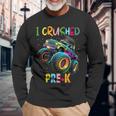 I Crushed Pre-K Graduation Boys Monster Truck Long Sleeve T-Shirt T-Shirt Gifts for Old Men