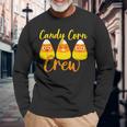 Cute Candy Corn Crew Halloween Trick Or Treat Costume Long Sleeve T-Shirt Gifts for Old Men