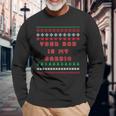 Your Dad Is My Cardio Ugly Christmas Sweater Long Sleeve T-Shirt Gifts for Old Men