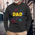 Dad Outer Space Daddy Planet Birthday Fathers Long Sleeve T-Shirt T-Shirt Gifts for Old Men