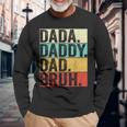 Dada Daddy Dad Bruh Husband Fathers Day Father Long Sleeve T-Shirt T-Shirt Gifts for Old Men