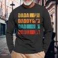 Dada Daddy Dad Bruh Retro Vintage Fathers Day Long Sleeve T-Shirt T-Shirt Gifts for Old Men