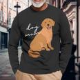 Dark Golden Retriever Dog Mom Woman Long Sleeve T-Shirt Gifts for Old Men