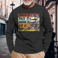 Dirt Track Racing Race Sprint Car Vintage Retro Racing Long Sleeve T-Shirt T-Shirt Gifts for Old Men