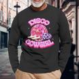 Disco Pink Cowgirl Hat & Boot Rodeo Western Country Southern Rodeo Long Sleeve T-Shirt T-Shirt Gifts for Old Men