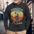 Disgruntled Pelican Quote Long Sleeve T-Shirt Gifts for Old Men