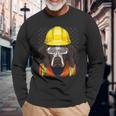 Dog German Shorthaired Construction Worker German Shorthaired Pointer Laborer Dog Long Sleeve T-Shirt Gifts for Old Men